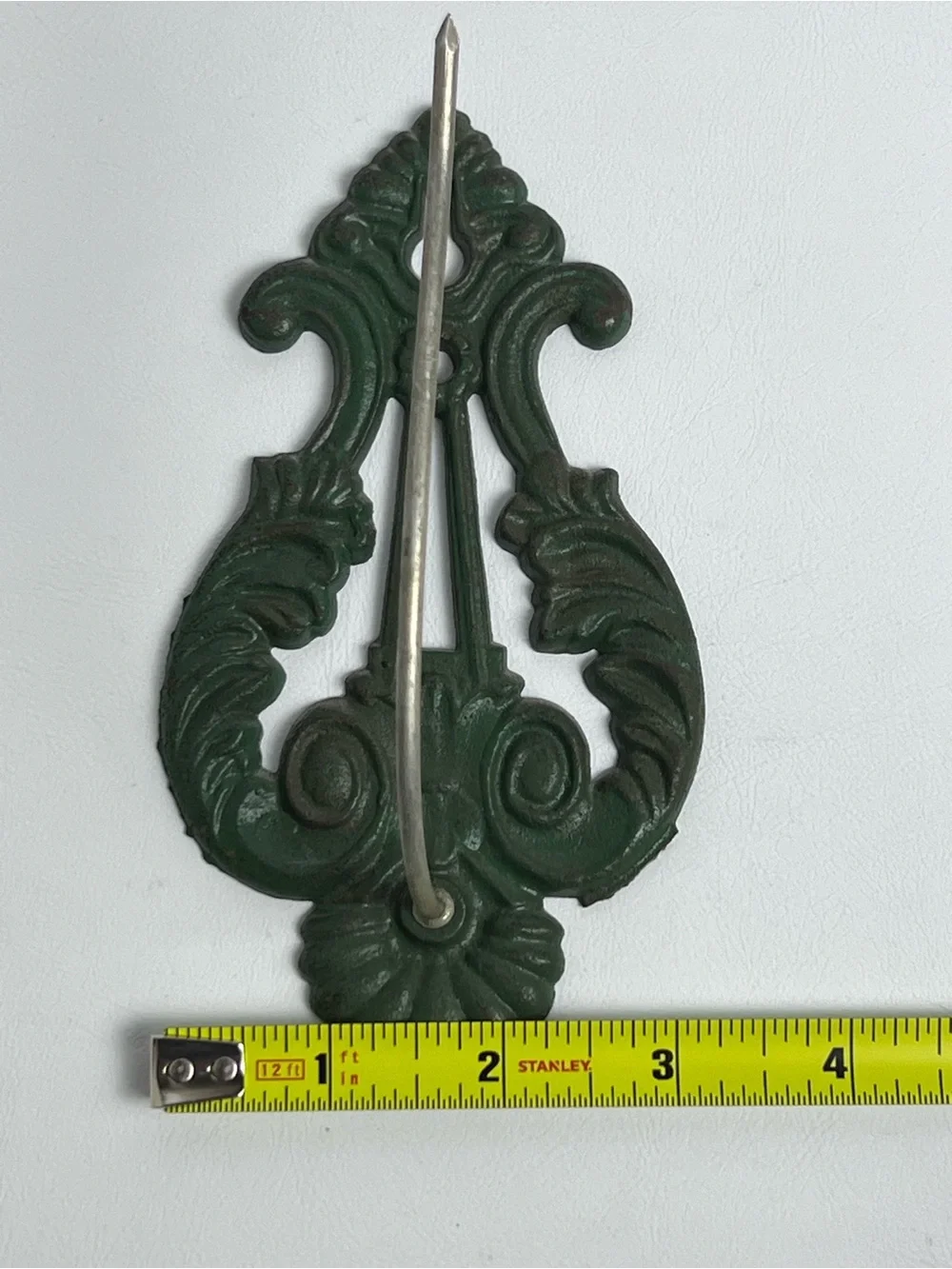 Ornate Green Decorative Wall Hook - Classic Home Accent